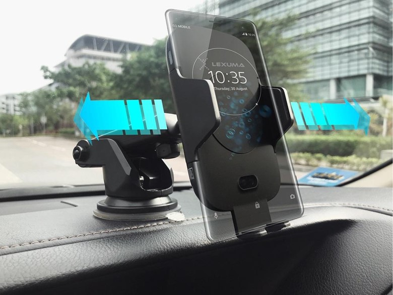 Car Mount Phone Holder Quick Wireless Charger