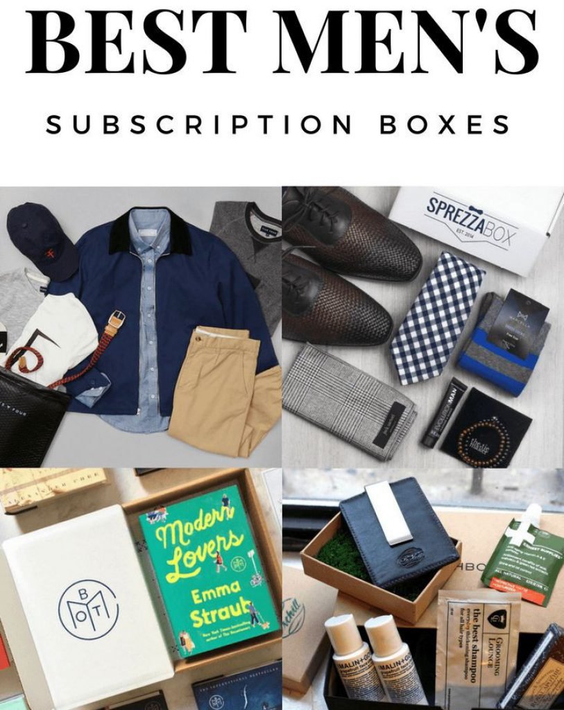 on trend men boxed subscription gift ideas