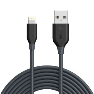 Anker 6ft Premium Nylon Lightning Cable Supported iPhone Accessories