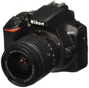Nikon D3500 W/ AF-P DX NIKKOR 18-55mm f/3.5-5.6G VR Black Beginner Camera For Photographer