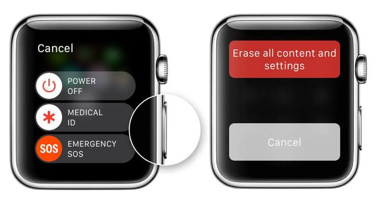 How to erase Apple Watch content 