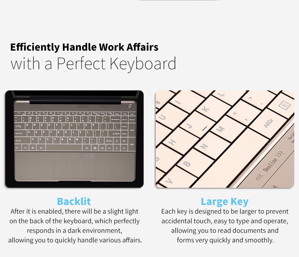 Kuu k2 Notebook Backlit Keyboard Feature