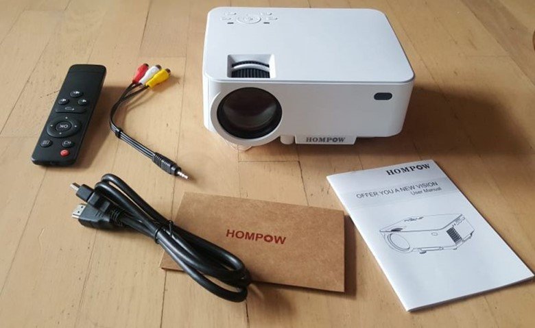 HOmPow Mini Projector 