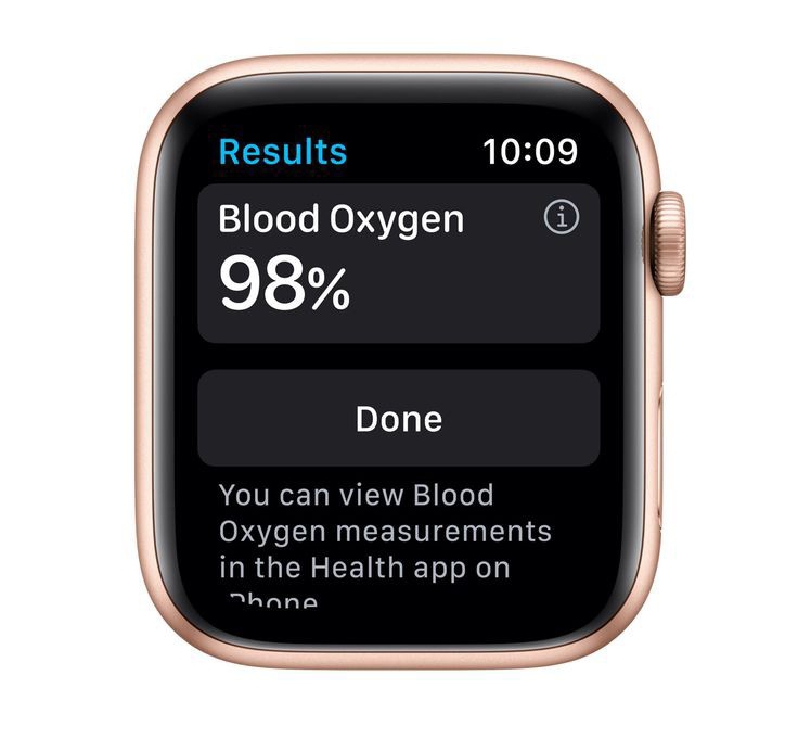 Apple Watch Series 6 Blood Oxygen Monitoring