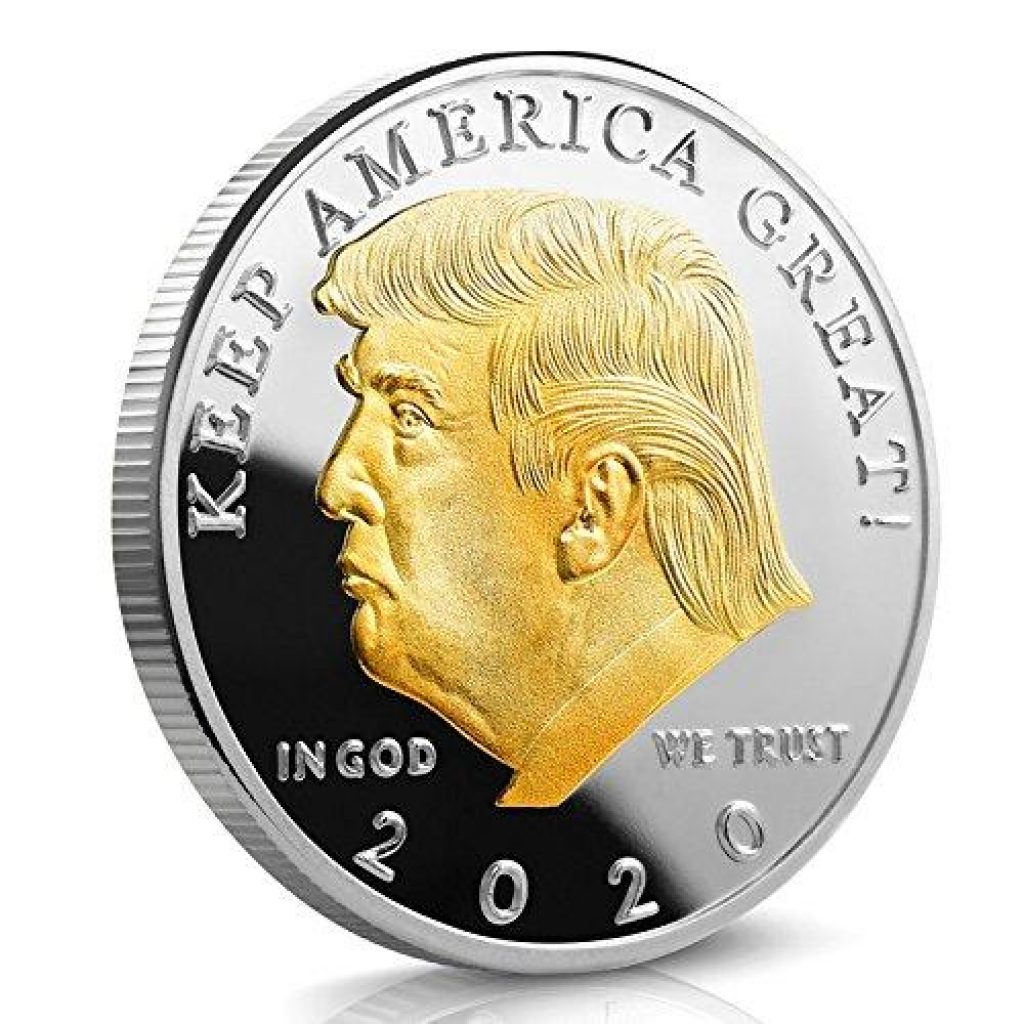 Trump 2020 Gold Plated Coin Giveaway products 