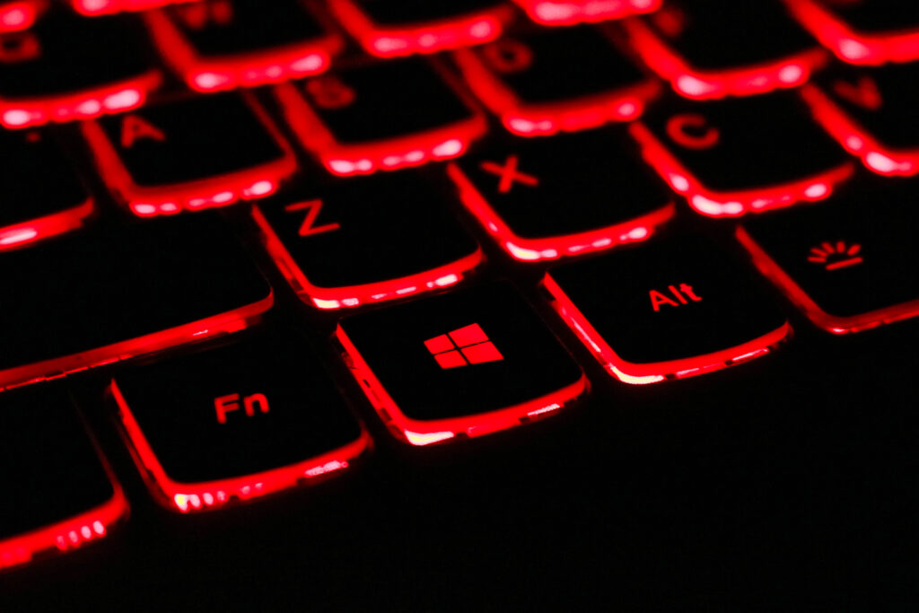 Gaming laptop keyboard Comfort