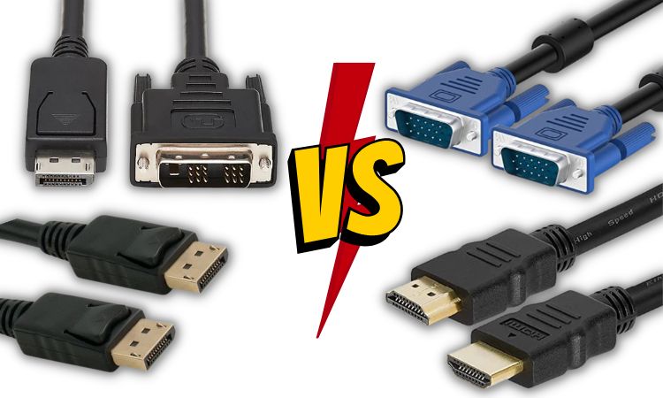  Dvi vs DisplayPort vs VGA vs HDMI