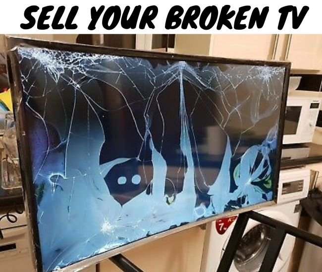 Sell Your Broken TV Glitch Screen