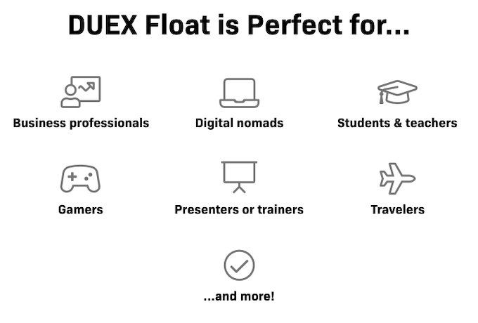 DUEX Float Portable Monitor’s Enhanced Creativity