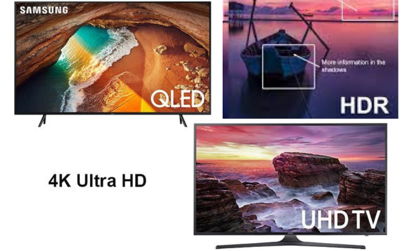 Difference Between HDR vs QLED vs 4K
